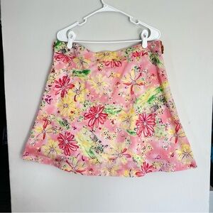 George Pink Pleated Skirt Resort Wear